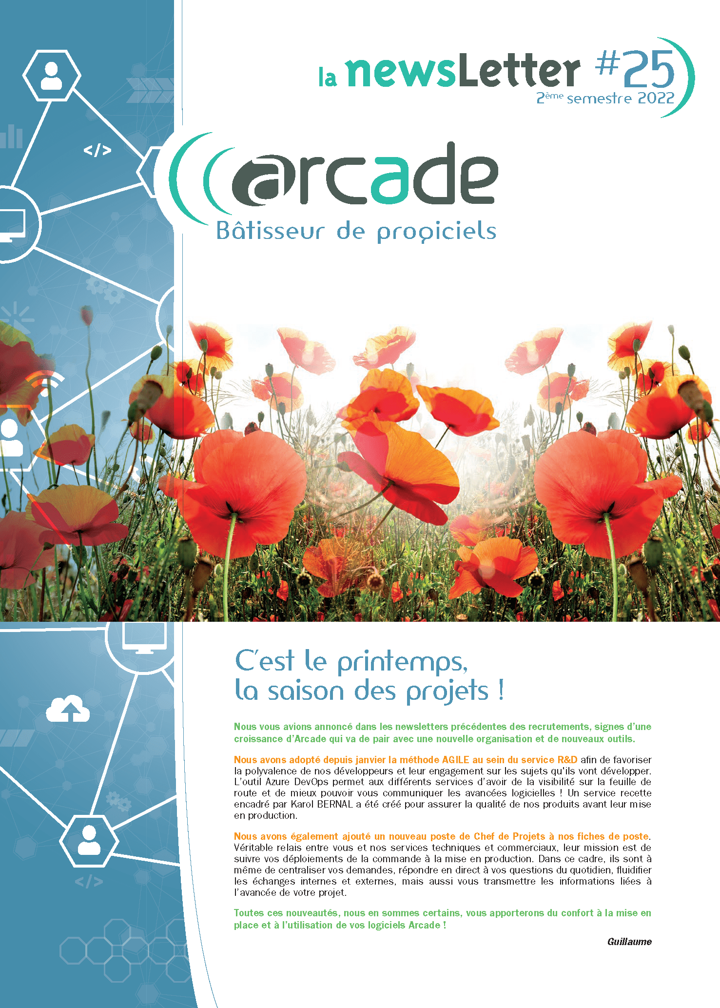 Page de couverture de la Newsletter #25